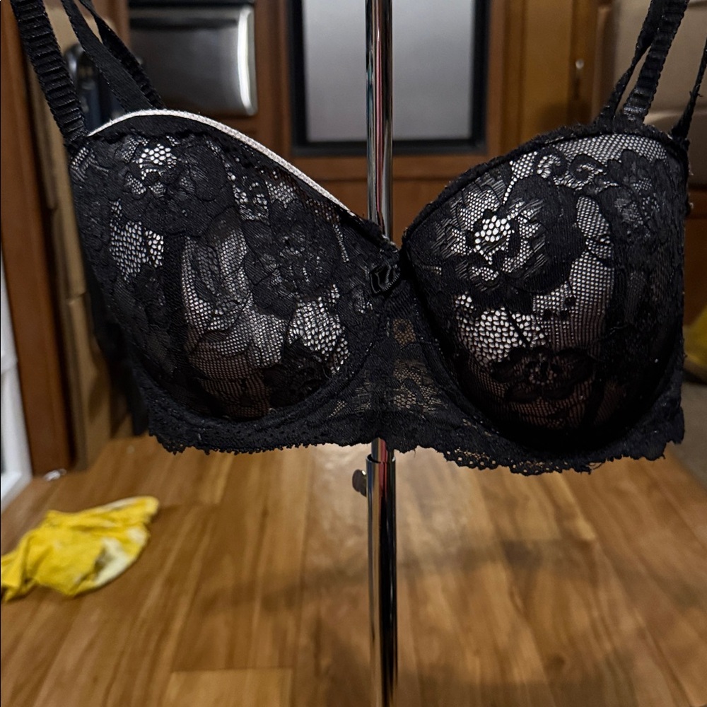 Secret Possessions Black Lace Bra